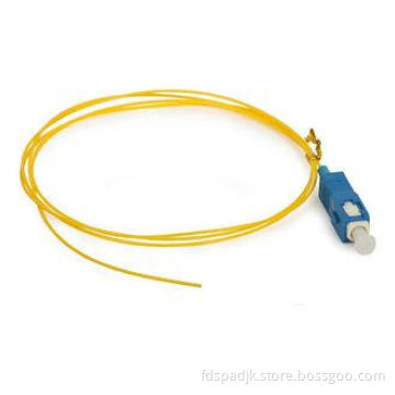 SC Fiber Optic Patch Cord , Waterproof Pigtail SM 9 125 opt